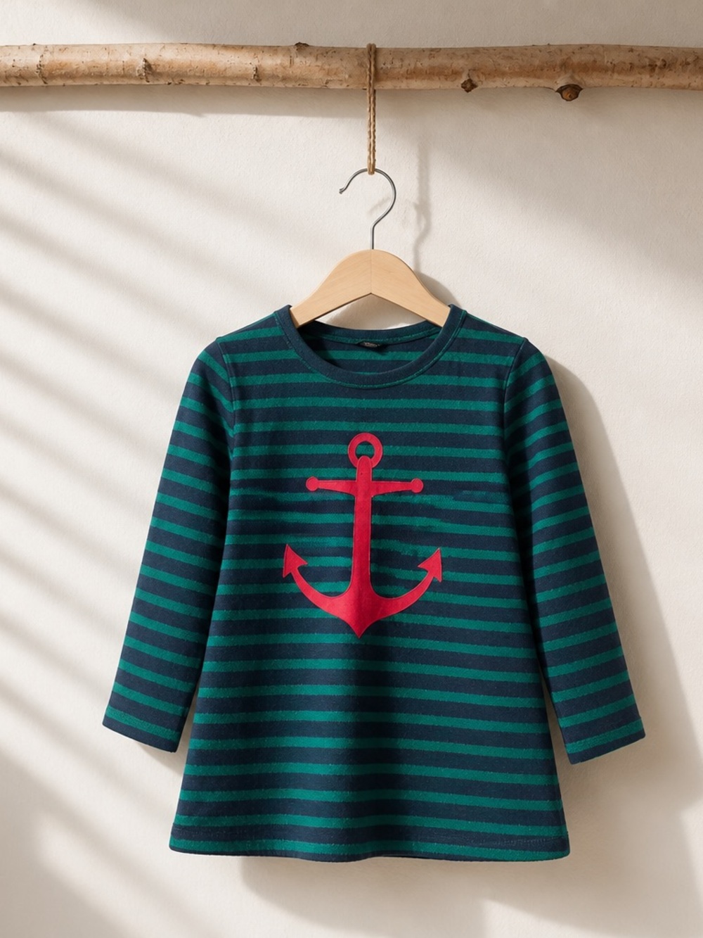 Land's End Anchor Striped Tee